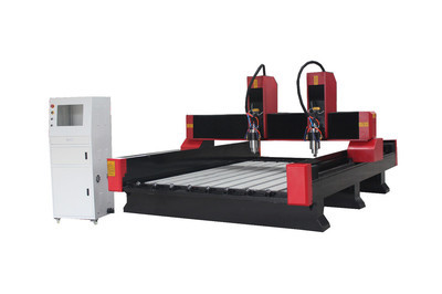 精迅數(shù)控雙頭石材雕刻機(jī) 大理石雕刻的工業(yè)利器